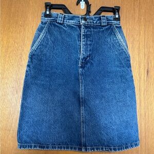 Calvin Klein Classic Blue Denim Skirt